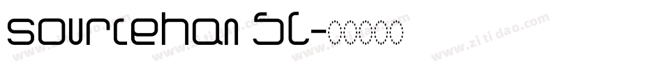 sourcehan SC字体转换
